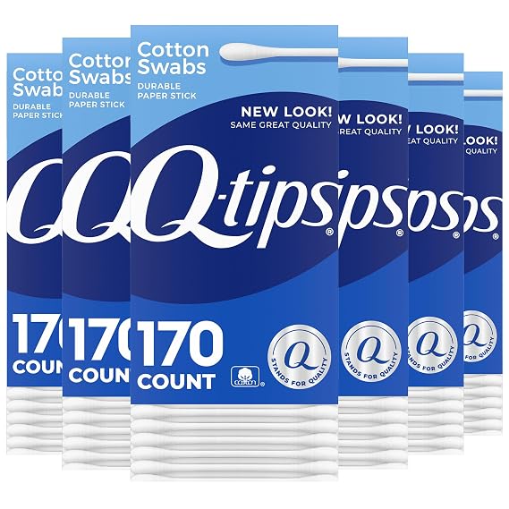 Q-Tips Cotton Swabs, 170 Count, 4-Pack