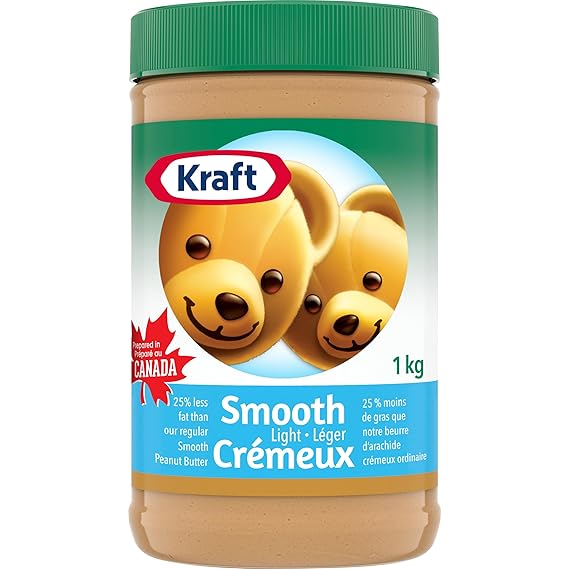KRAFT Peanut Butter - Light Smooth 1KG