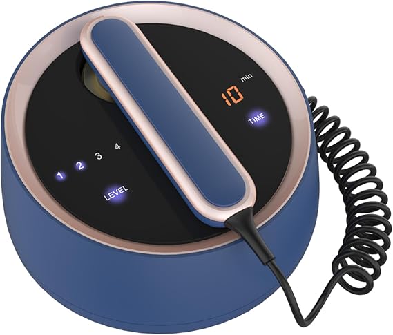 Elitzia RF Radio Frequency Facial Machine Face Lifting and Toning Device for Skin Tightening Pore Minimisation Wrinkle Reduction Skin Care Smoothing Body Massager ETFAC0T (Blue)