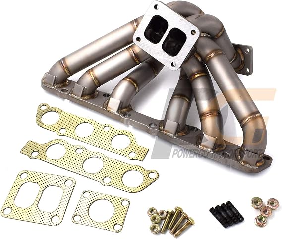 Turbo Manifold SCHEDULE40 T4 Twin Scroll FOR Toyota Supra Mk4 Lexus GS300 2JZGE