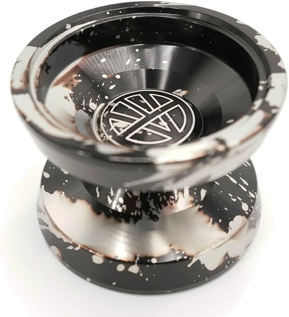 Unresponsive Yoyo Anodized Magic Trick Metal Yo-yo for Beginners Silver Splash