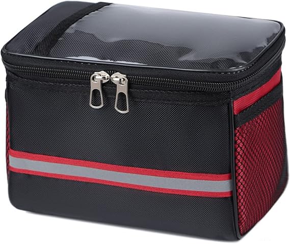 Kids Bike Handlebar Bag Front Bike Basket with Clear Phone Pouch for Girls Boys Gifts Men Women MTB Road Bike