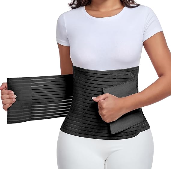 MAMODY Abdominal Binder Compression Belly Wrap for Postpartum Recovery
