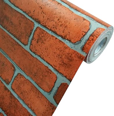 Orange Wall - Self-Adhesive Wallpaper Home Decor Roll