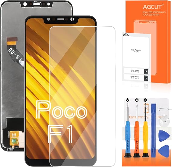 for Xiaomi Poco F1 Screen Replacement for Xiaomi Mi Pocophone F1 LCD Display Touch M1805E10A LCD Digitizer Assembly Repair Part