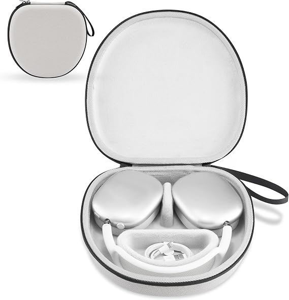 Hard Carrying Case for Apple AirPods Max Supports Sleep Mode, Portable Travel Storage Bag for Apple AirPods Max Headphone