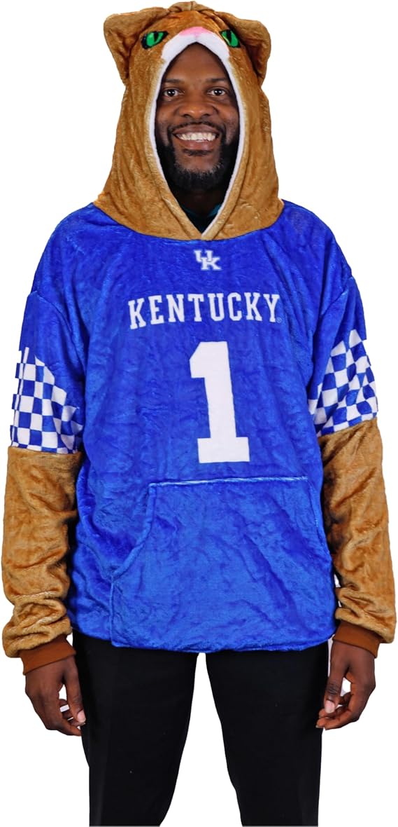 Plushible Blanket Hoodie -University of Kentucky Wildcats, Adults
