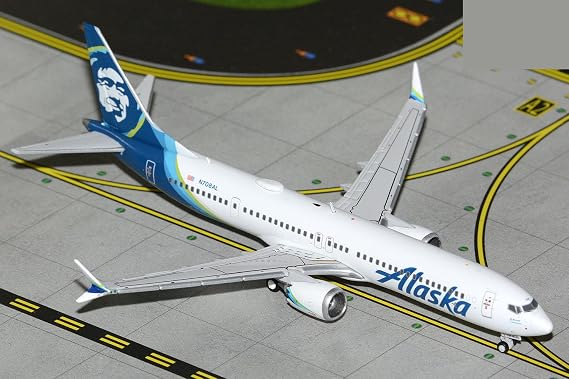 GeminiJets GJASA2393 Alaska Airlines Boeing 737 MAX 9 N708AL; Scale 1:400