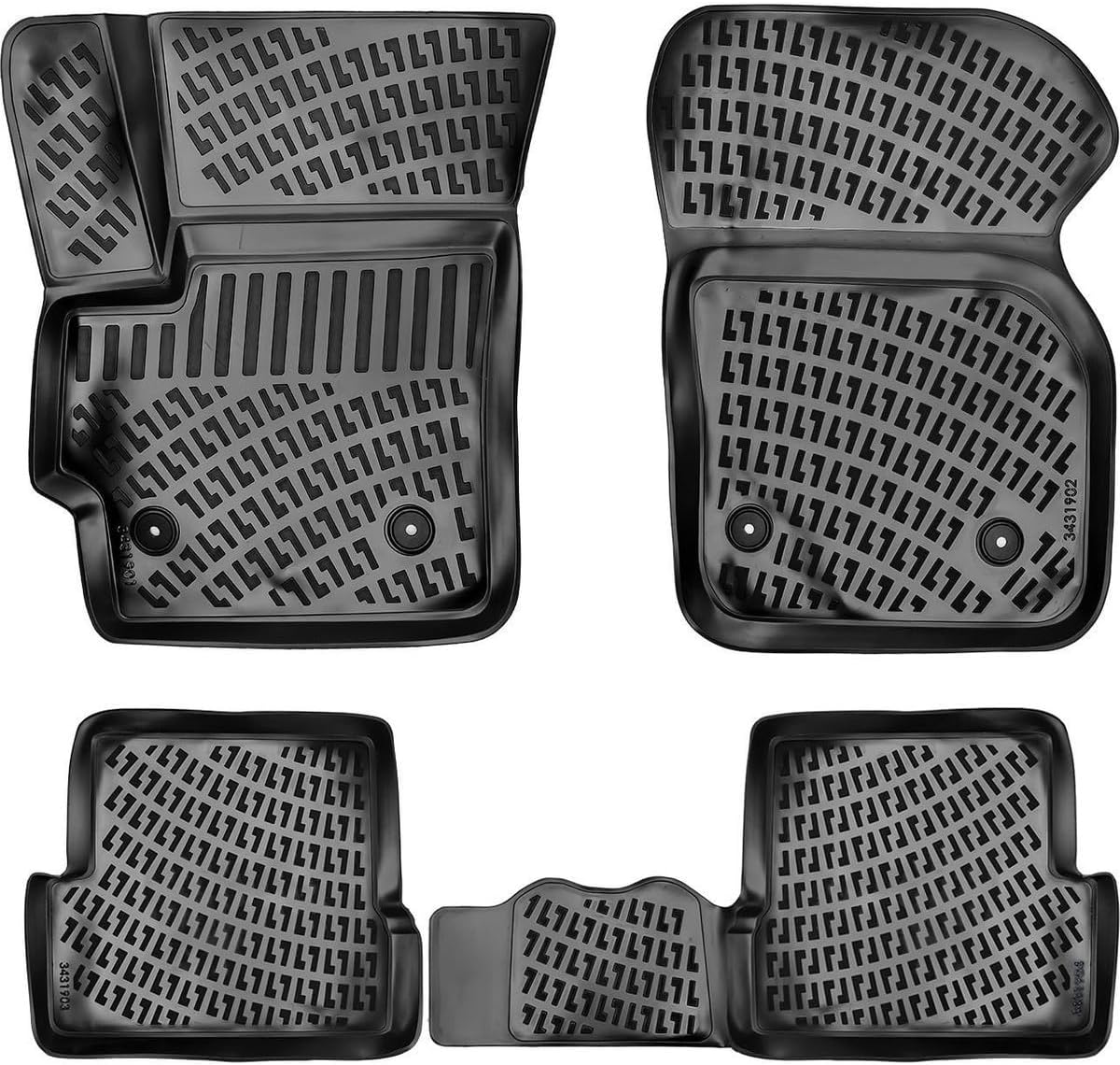 3D Vehicle-Special Pool Mat Bmy Compatible with Rizline Mazda 3 2003-2009