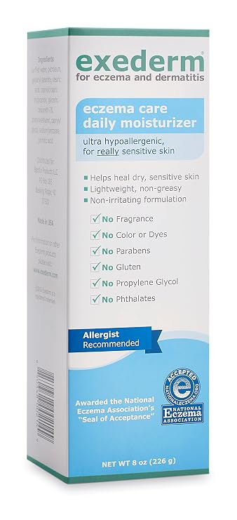Exederm Intensive Daily Moisturizer for Eczema & Dermatitis (8oz)