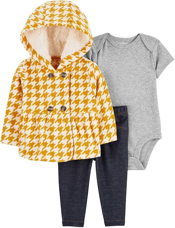 Carter's baby-girls 3-piece Layette Set