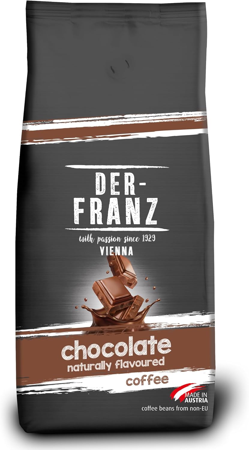 Der-Franz Coffee, flavoured with Chocolate, Arabica and Robusta coffee beans, 1000 g