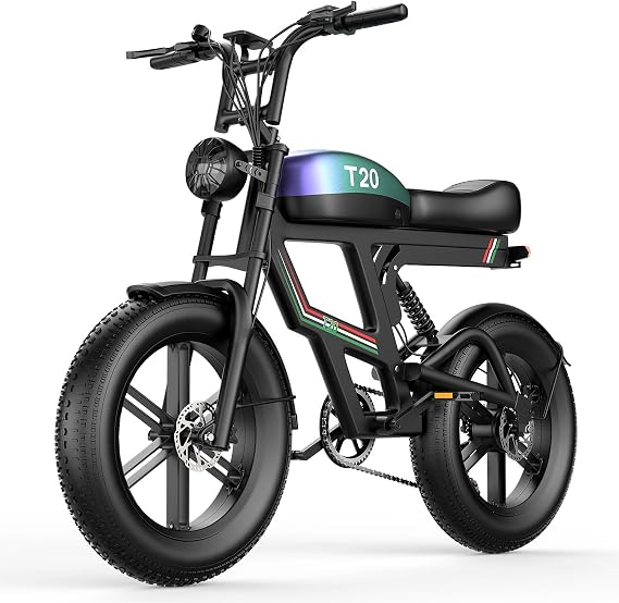 Electric Bike for Adults with NFC&Password Unlock,1800W Peak Ebike,48V 20AH E Dirt Bike 30Mph 80 Miles,20" UL2849 All Terrain Electric Bicycle Off-Road Commuter Mountain E-Bike