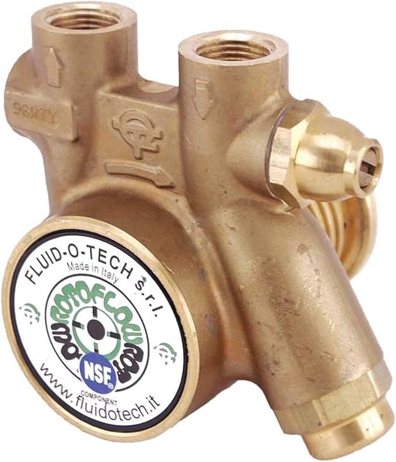 Rotary Vane Pump, Low Lead Brass, 1 gpm