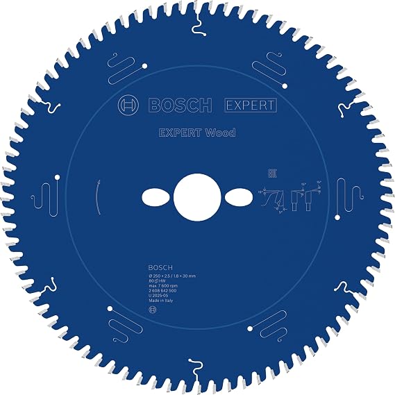 Bosch Expert for Wood 250 * 30 mm 80 Diş [Enerji Sınıfı A+]