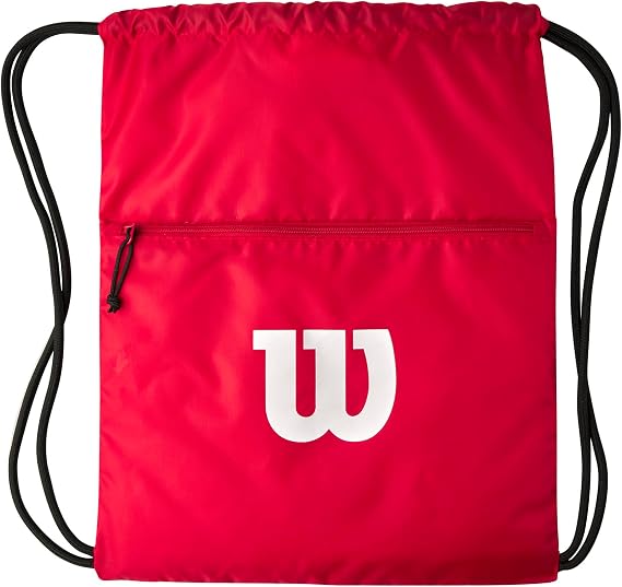 WILSON Pickleball Drawstring Bag - Red/White