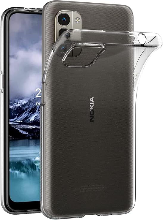 MaiJin Case for Nokia G21 / Nokia G11 (6.5 inch) Soft TPU Rubber Gel Bumper Transparent Back Cover