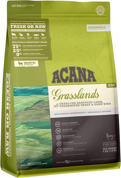 ACANA Regionals Dry Cat Food, Grasslands, Biologically Appropriate & Grain Free