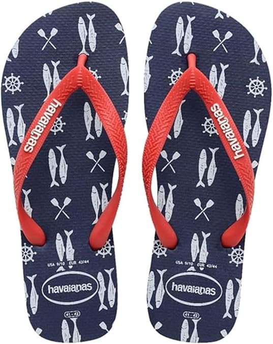 Havaianas Men's Top Nautical Flip Flops - Men's Sandals for Swimming Pools