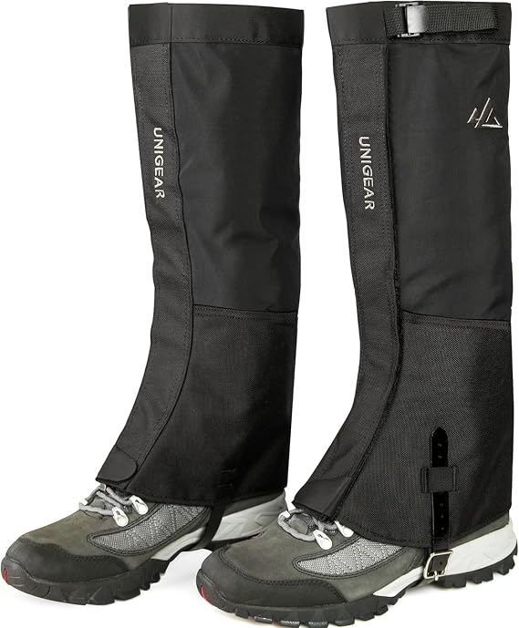 Unigear Leg Gaiters, 1000D Waterproof Boot Gaiters for Hiking Snow Hunting