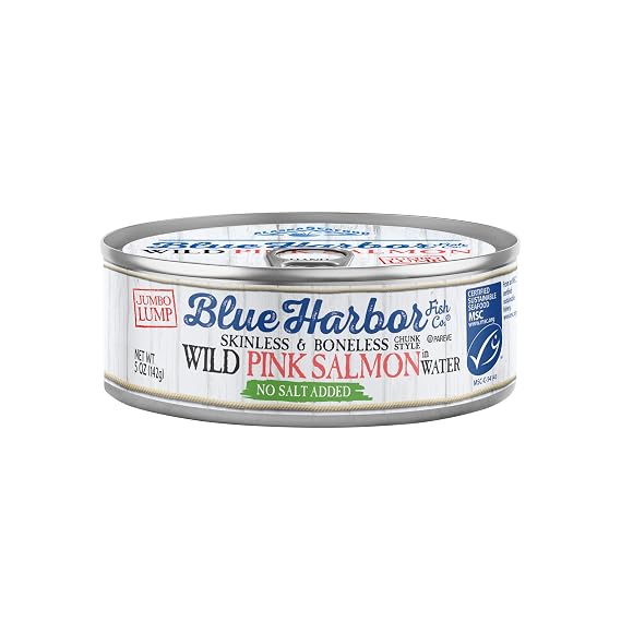 Blue Harbor Fish Co. Wild Pink Salmon In Water No Salt Added - 5 oz Can, 5 oz