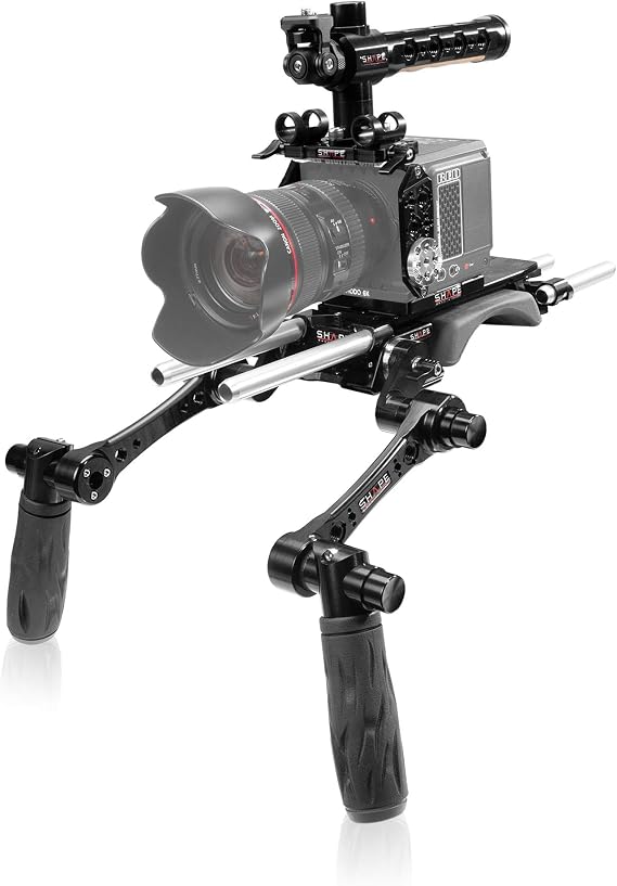 SHAPE RED KomodoTM Camera CAGE, Shoulder BASEPLATE with Handles