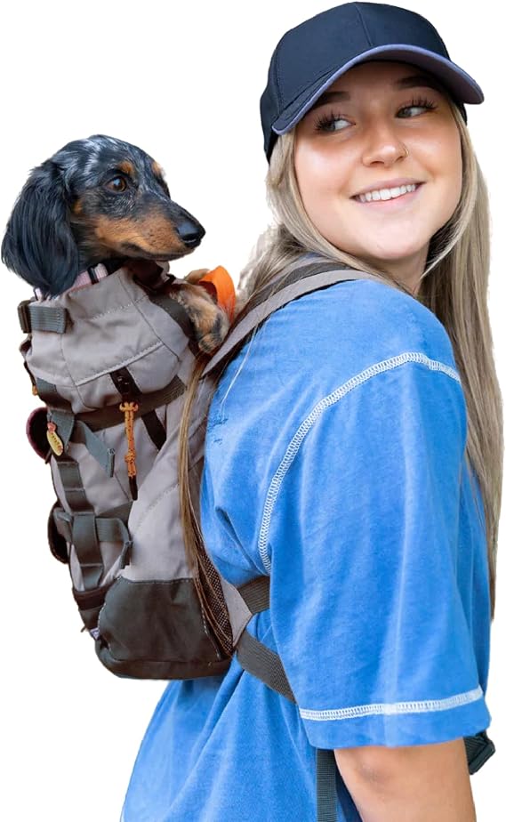 K9 Sport Sack Urban 3 - Small, Concrete - Ideal for Dogs with 13-16 Back Length - Dual-Use, Backpack-Style Carrier + Everyday Pack