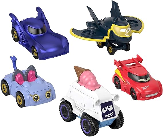Fisher-Price Batwheels Veiculo de Brinquedo Pacote com 5 Batmobile