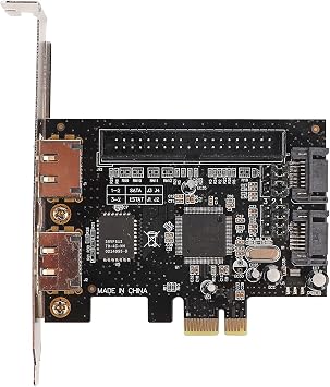 SATA PCI Express Controller Card, PCIe to 3Gb/s SATA ESATA IDE Controller Expansion Card Adapter, Support for RAID
