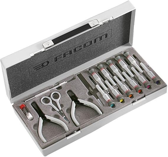 Facom MT.J1 Micro-Tech Tool Set, 16 Pieces