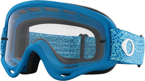 Oakley Man Sunglasses Blue Crackle Frame, Clear Lenses, 0MM