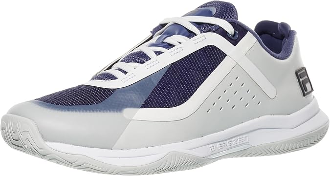 Fila Volley Burst 2 Mens Pickleball Shoes - Dawn Blue/Gray/D Medium / 13.0
