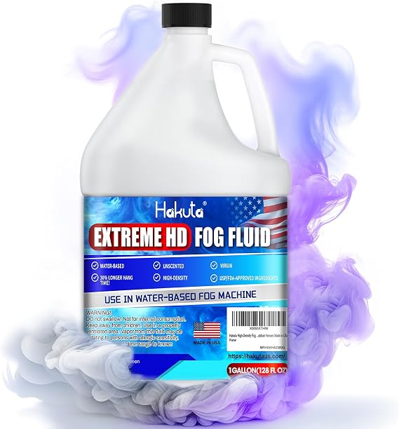 Hakuta EXTREMLY High-Density Fog Machine Fluid Made in USA, 1 Gallon