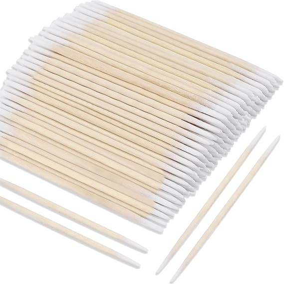 Cotton Swabs,Double Ended Cotton Buds,Nail Seam Dedicated Dirty Picking | Pointed Cotton Buds for Eyebrow Tattoo Beauty Make up Color Nail Seam Dedicated Dirty Picking Sticks,400 Pcs