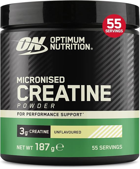 Optimum Nutrition Micronised Creatine Monohydrate Powder, 187g