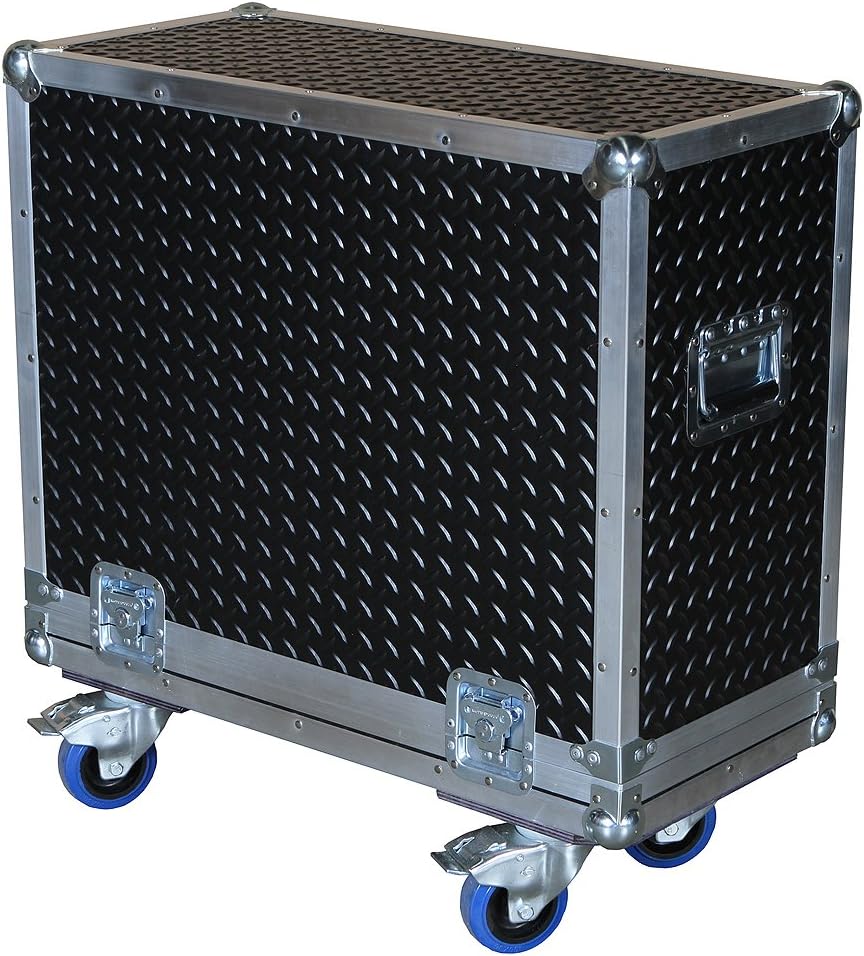 Amplifier 38 Ply ATA Case with Diamond Plate Laminate Fits Fender Blem 65 Twin Reverb