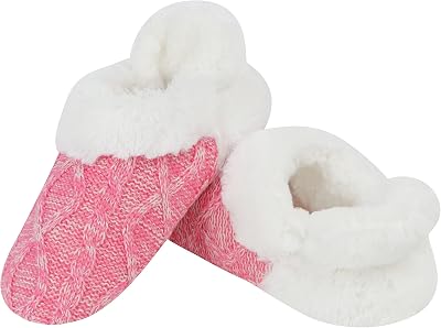 Snoozies Its a Wrap Cozy Slippers for Women with Soft and Fluffy Faux Fur, Fall and Winter Slippers for Women, Warm Indoor Slippers House Shoes
