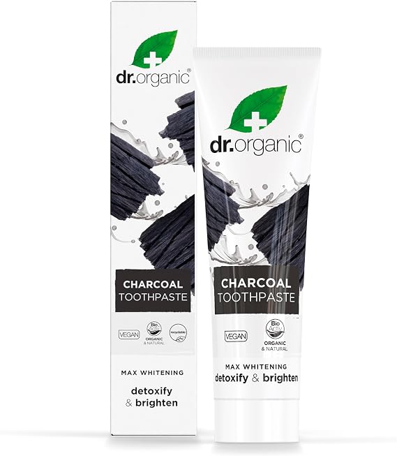 Dr Organic Extra Whitening Charcoal Toothpaste 100ml