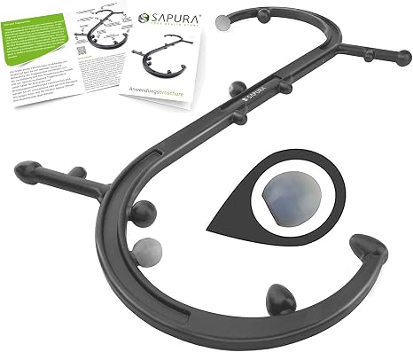 Trigger Point Massager + Application Book Self-Massager Trigger Point Push Trigger Stick Massage Hook