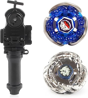 Bay Battling Toys - Bays Battle Game Top Blade High Performance Fight Fusion Gyro Toy Set BB116F Svrew Fox TR145WD BB121B L-Drago Guardian S130MB with Power Launcher & Grip BB-116FBB-121B