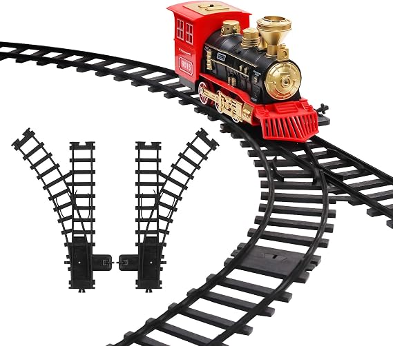Hot Bee Train Tracks Accessories Width 6cm (2.36in) Railroad Building Toy Railway Rail for 9015 Trains Set