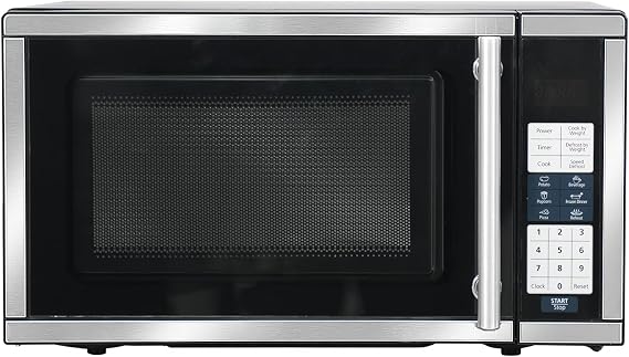 Microwave Countertop 0.7 Cu.ft. Compact Small Microwave 700W, 6 Auto Menus with One-Touch Express Cook, 10 Power Levels, Child Lock, Space-Saving for Apartment Dorms