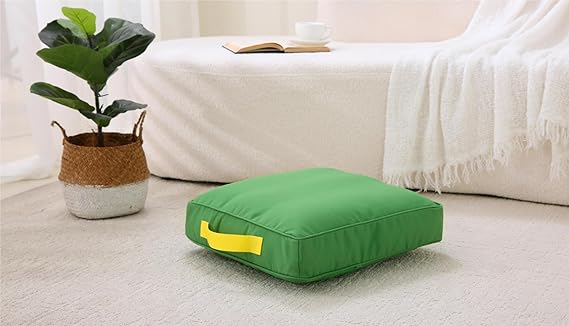 Large Floor Pillow Meditation Cushion Square Floor Cushions for Adults,Premium Thick Outdoor Cushions Seat,Yoga Pillows Sitting Pillow 45cm