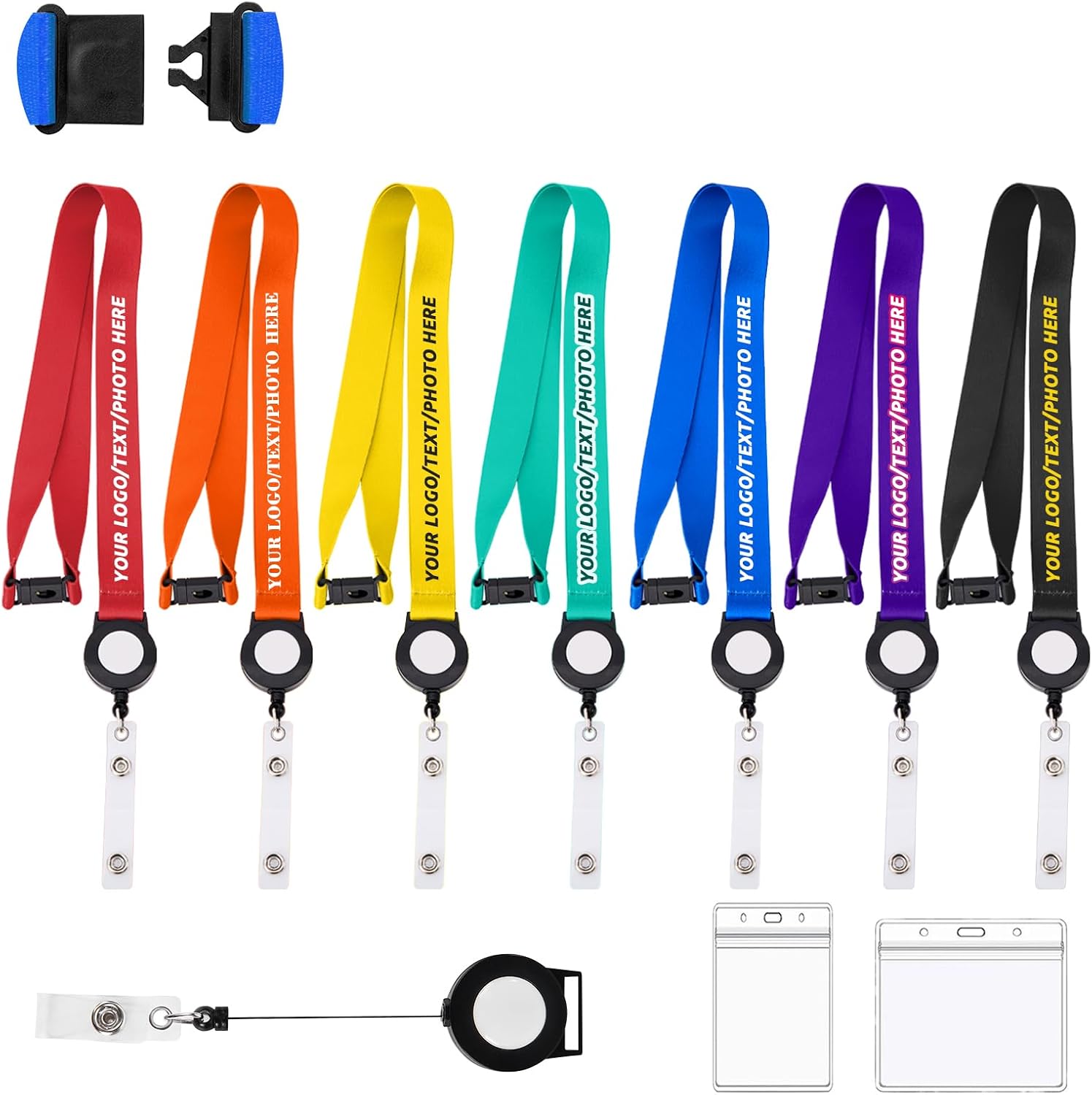 30-5000PCS Custom Lanyards Personalized Bulk with TextLogoPhoto，Customized Lanyards For Women Men Cruise Event Key