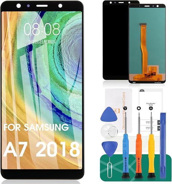 LCD Screen Replacement for Samsung Galaxy A7 2018 SM-A750 A750N A750GN/DS A750F A750FN LCD Display Digitizer Assembly