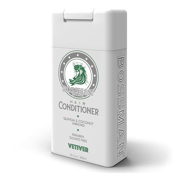 Bossman Hair Conditioner for Men w/ Quinoa & Coconut - Vetiver X Scent