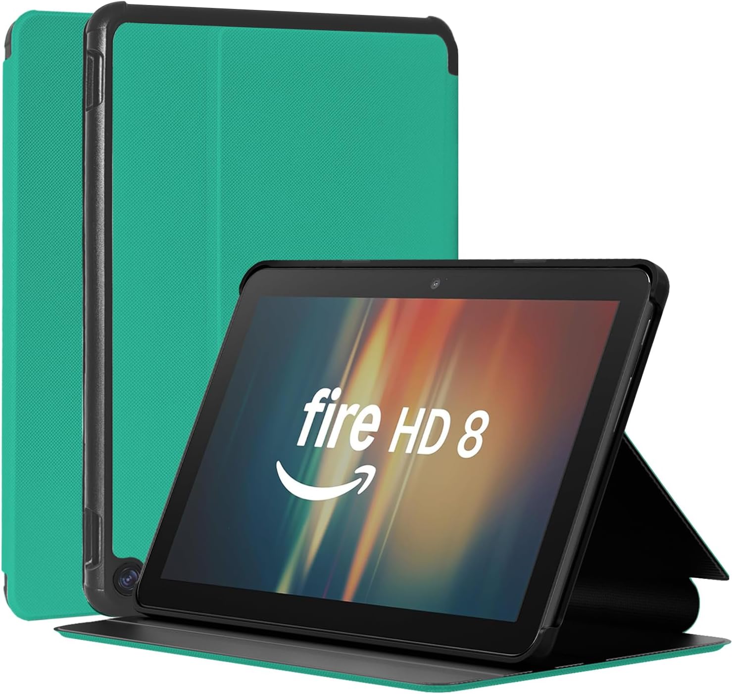 Tablet Case Fits 8 inch Tablet,Slim Soft TPU Back Smart Magnetic Stand Protective Cover,[SleepWake]202420222020 ReleaseIncompatible with iPad Samsung TCL 8inch Tablet Green