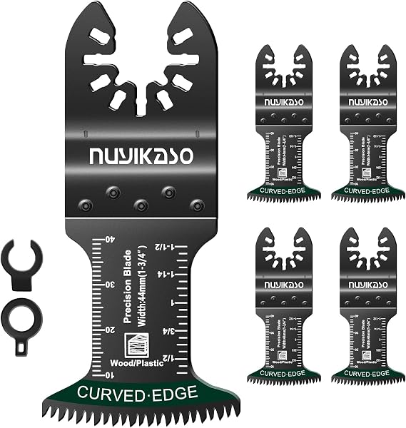 5Pcs Japanese Tooth Multi Tool Blade Wood Plastic Extra Broad Reach