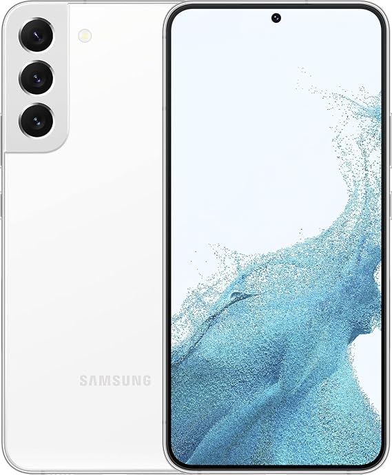 Samsung Galaxy S22+ Plus 5G (128GB, 8GB) 6.6" AMOLED, 50MP 4K Camera, Volte (Fully Unlocked for AT&T, Verizon, T-Mobile, Global) S906U1 (White)