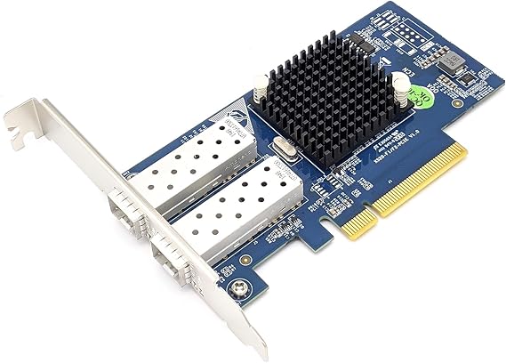 Compatible with Intel X520-DA2 (E10G42BTDA) 10G Dual SFP+ Network Adapter Card NIC | X520-DA2-HPC
